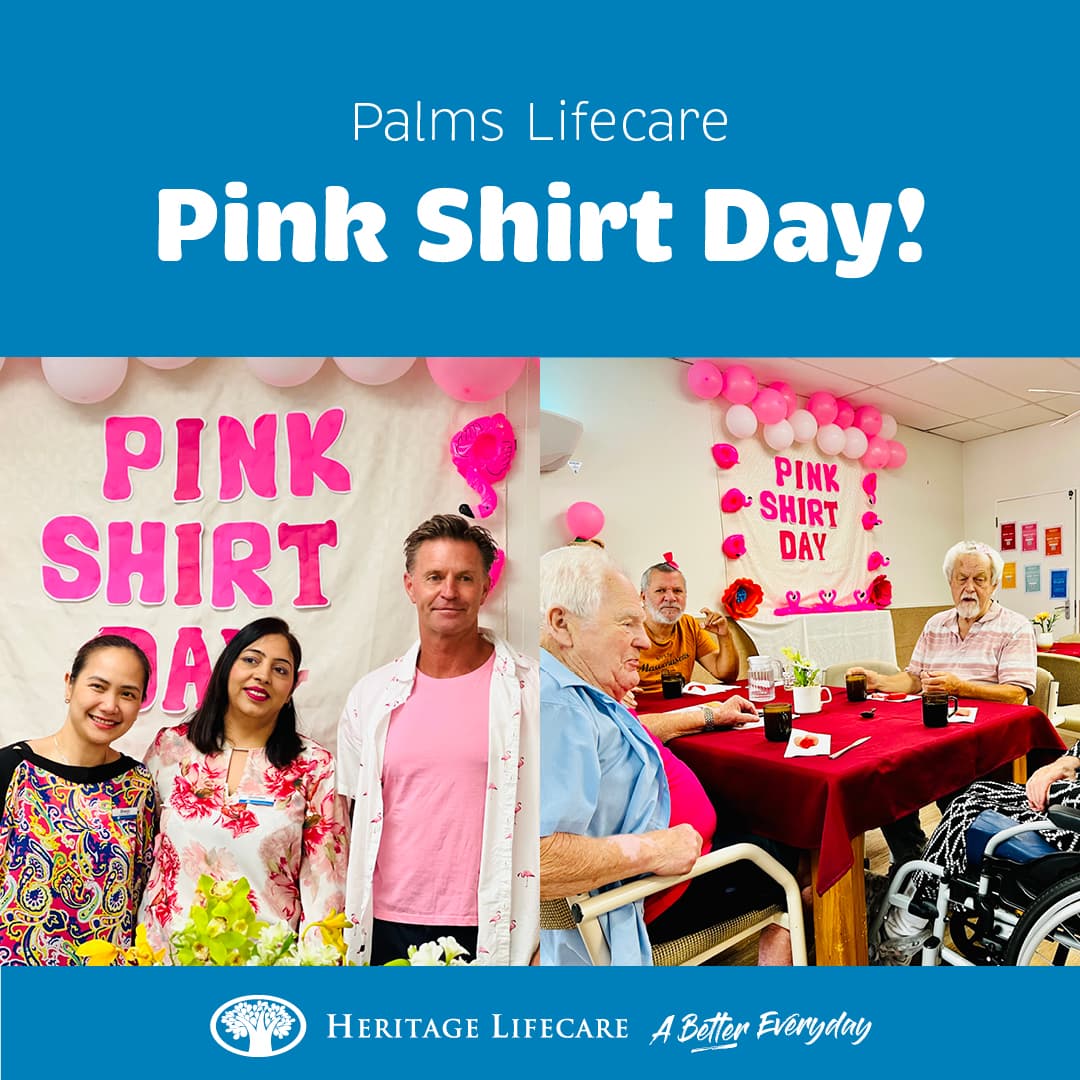 ​Palms Lifecare Pink Shirt Day!